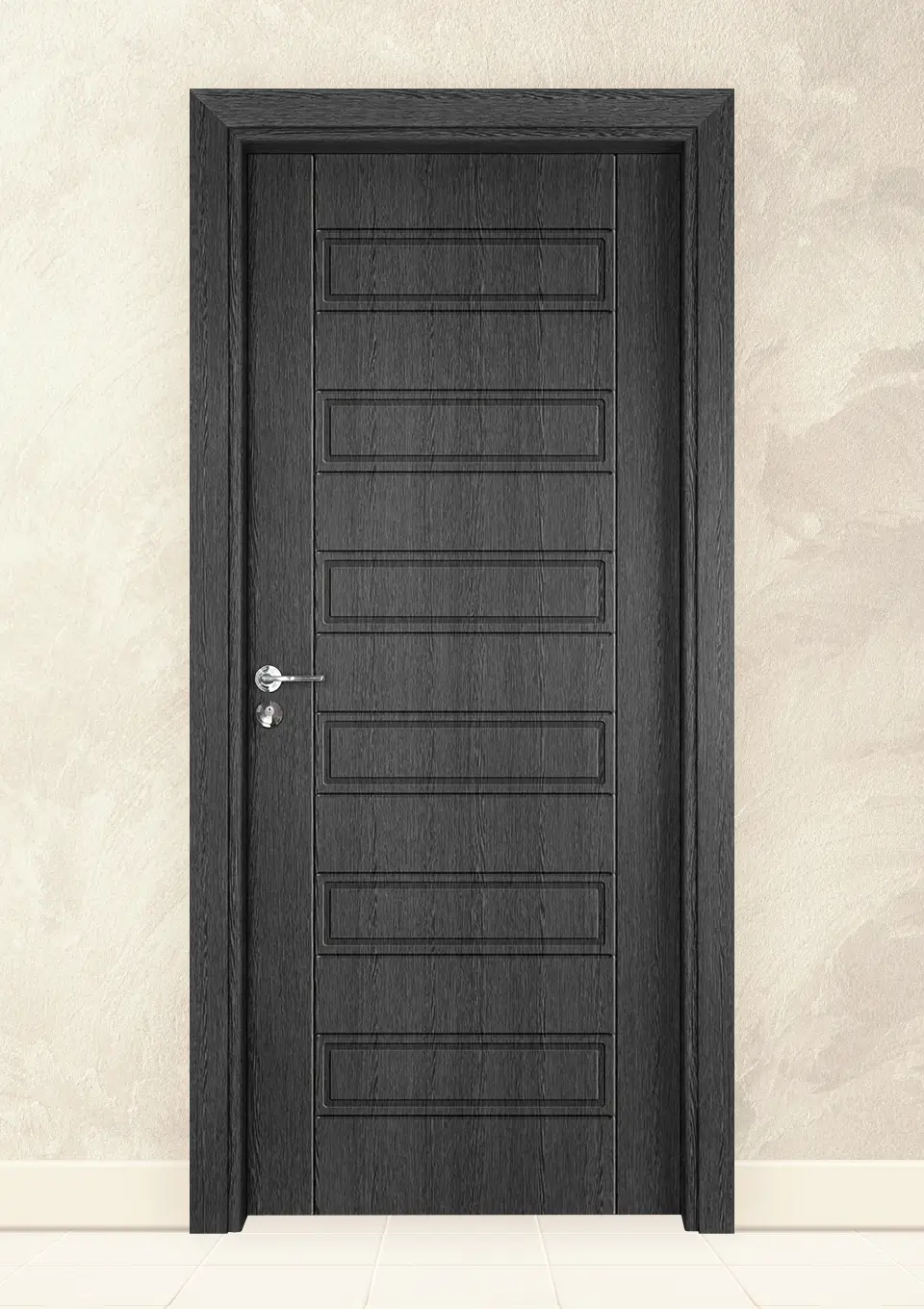 Интериорна врата Gama 207p Сив Кестен